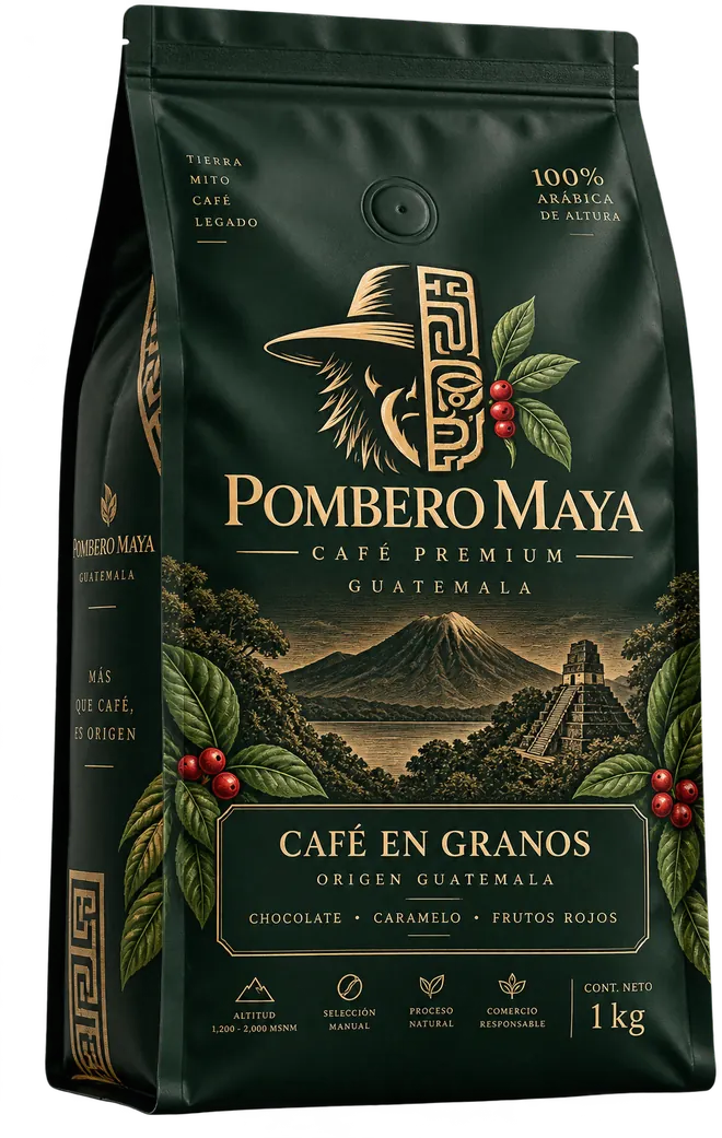 Pombero Maya Café en Granos, presentación de 1 kg